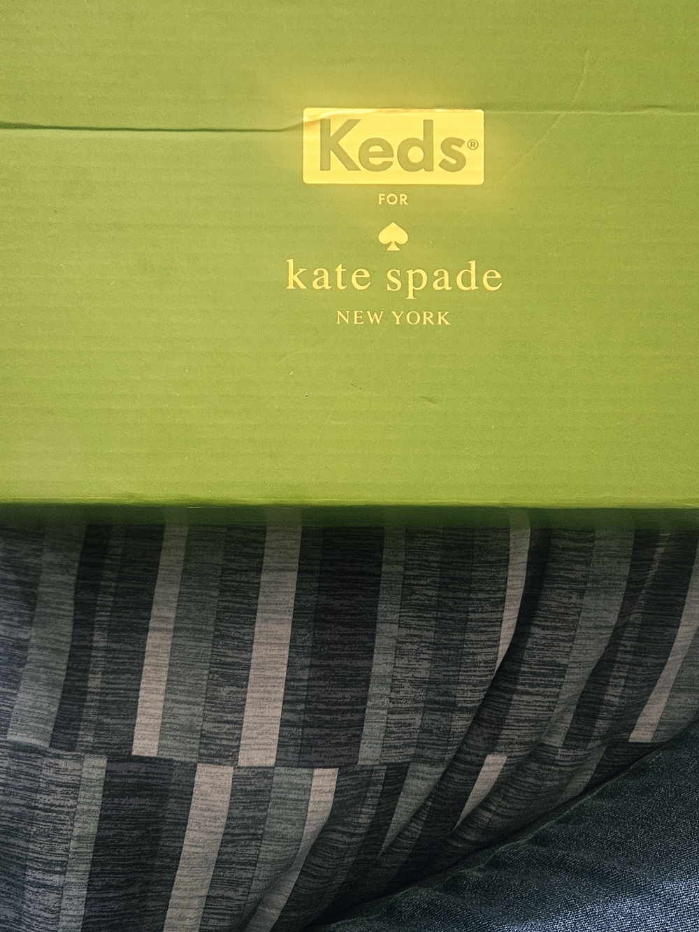 Keds for Kate Spade Lime Green Shoe Box